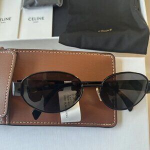 Celine Triomphe 54MM Oval Sunglasses
